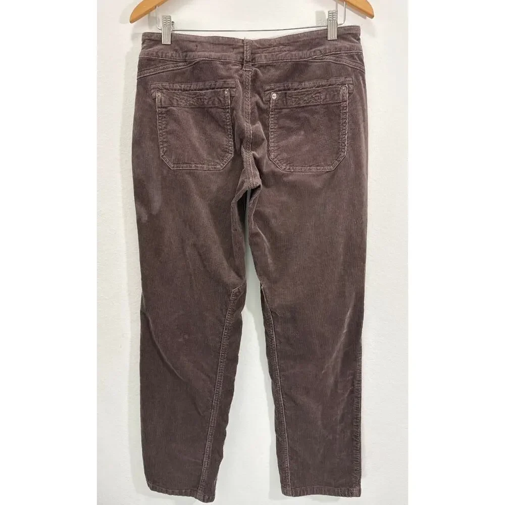 Pilcro Anthropologie The Wanderer Corduroy Cargo Pants Brown Womens Size 29